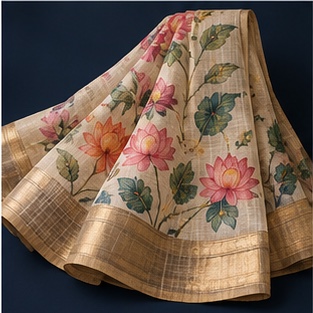 Linen Sarees fabric reference